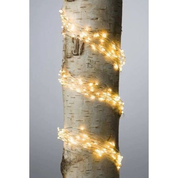 Fairy Lights LED Decorations Warm White Light Micro Electric Plug 16 String 3ft - Picture 6 of 7